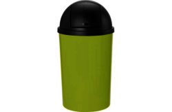 ColourMatch 30 Litre Push Top Kitchen Bin - Apple Green